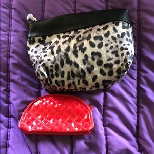 Two NEW makeup bags